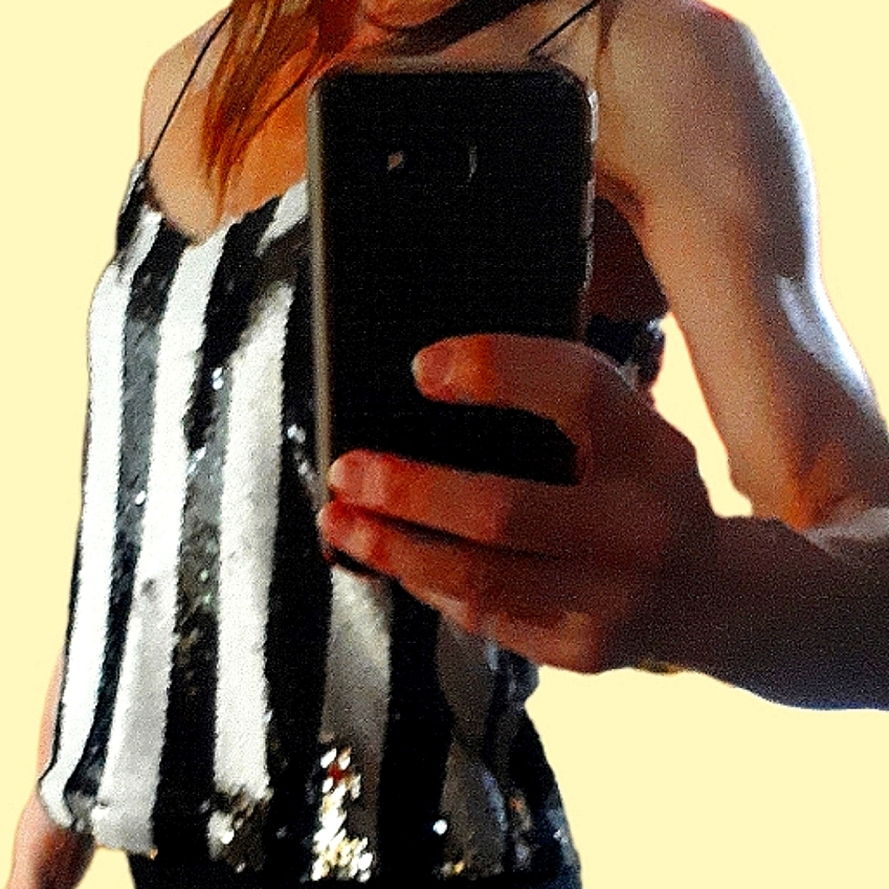 Zara sequin camisole